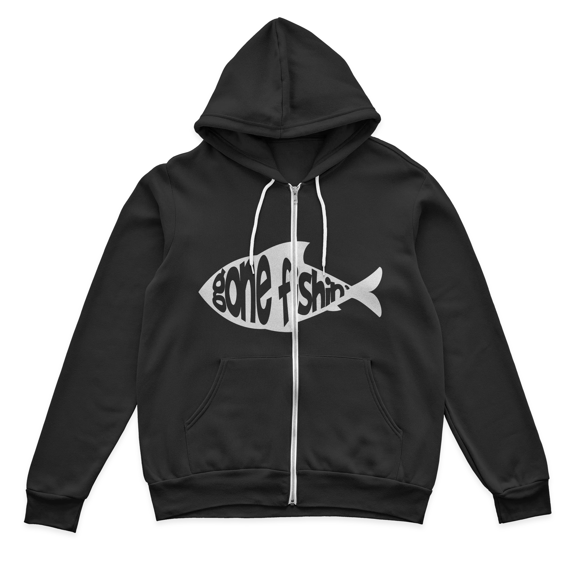 Gone Fishing v3 Zip Hoodie