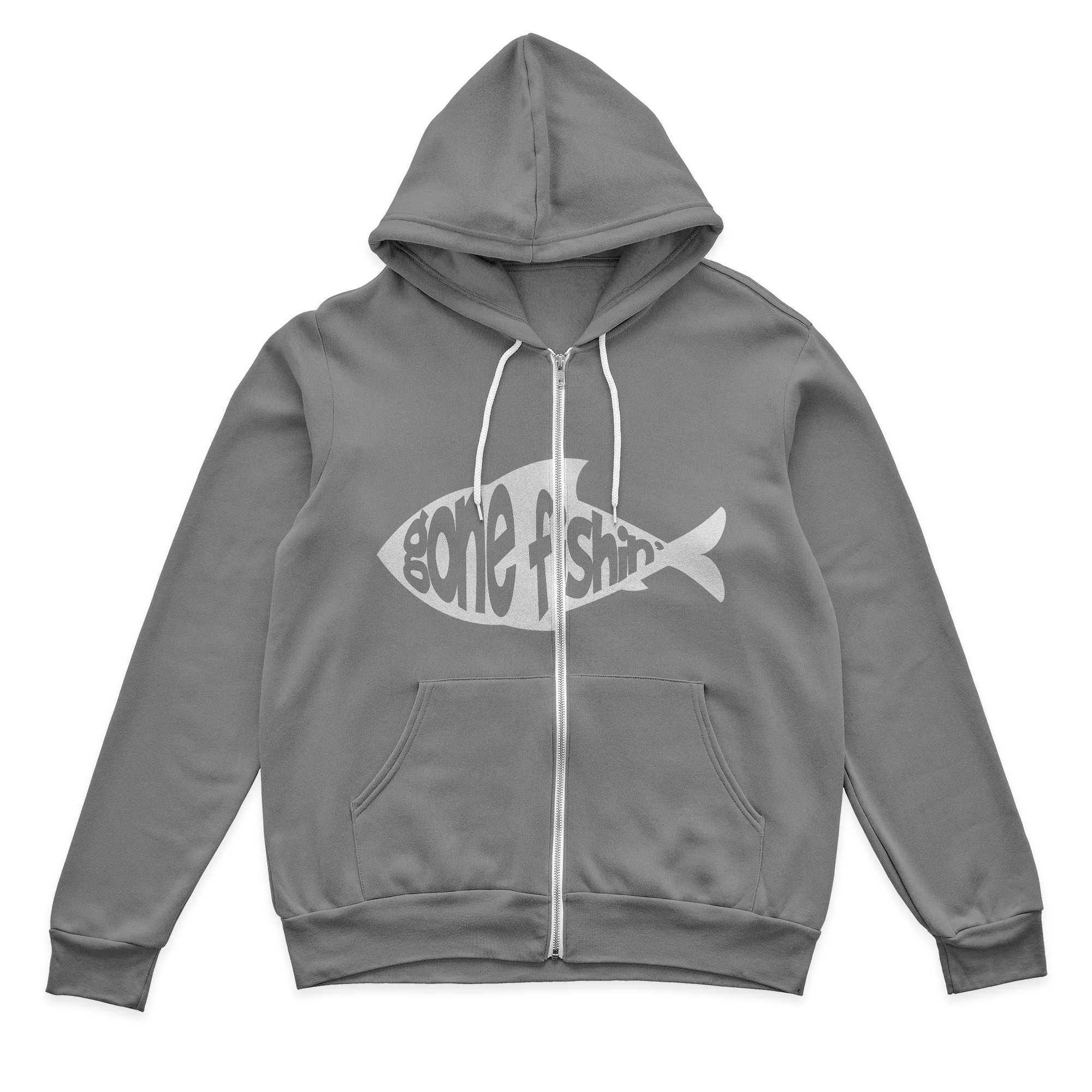 Gone Fishing v3 Zip Hoodie